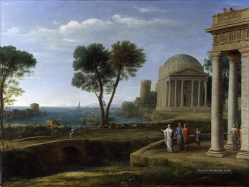  schaf - Landschaft mit Aeneas bei Delos Claude Lorrain